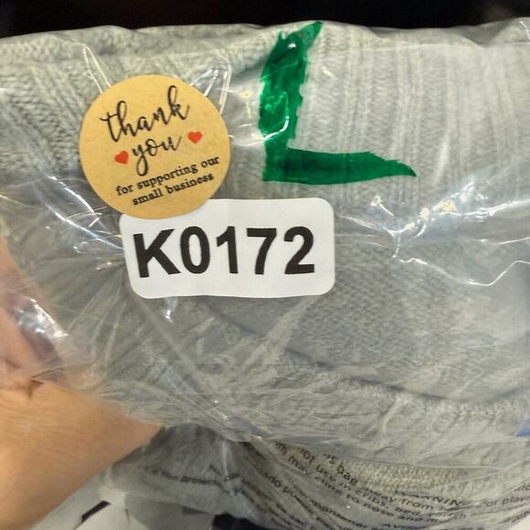 Abound Boxy Sweater Halo Green Women's Size Large Baggy Soft Comfortable - Picture 10 of 10